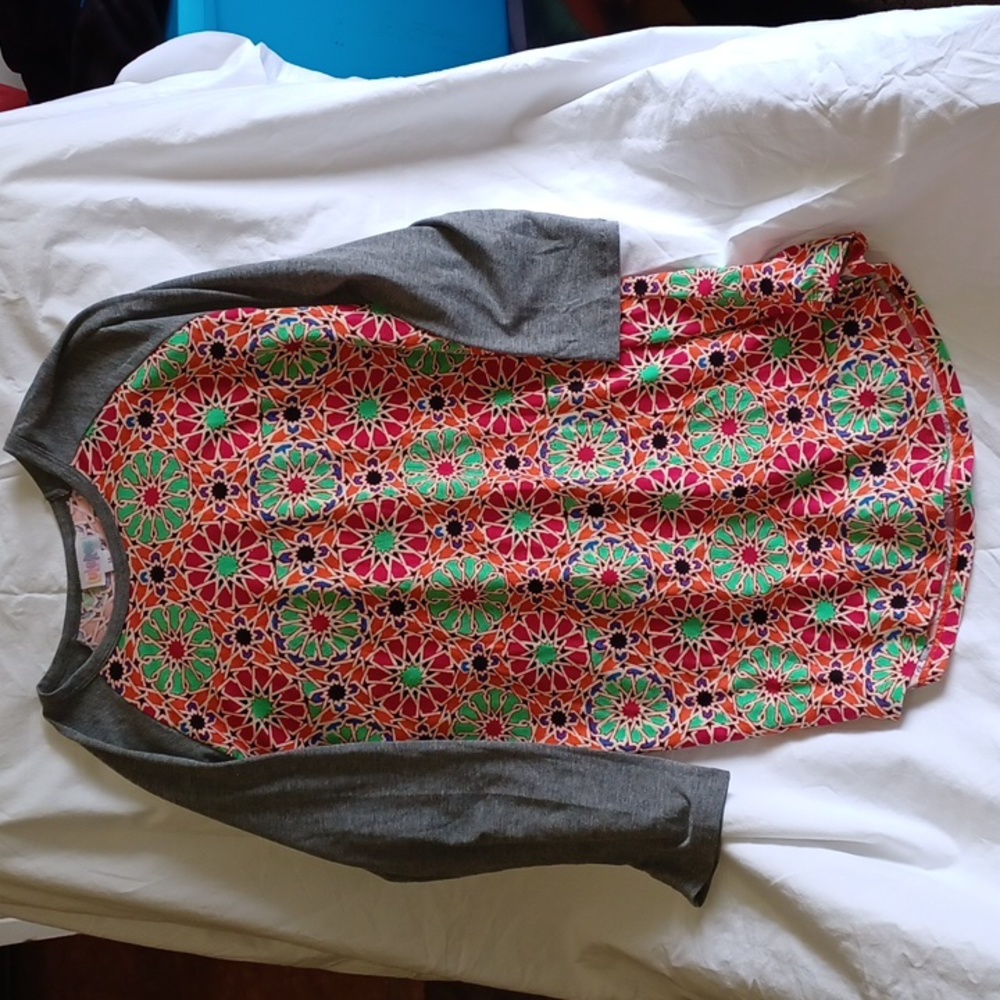 LULAROE Three Quarter Sleeve,  size Medium,  neon color